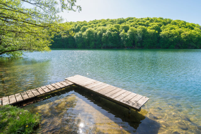 Sommerurlaub Ostdeutschland: Steg am See in Feldberg - Mecklenburg Vorpommern