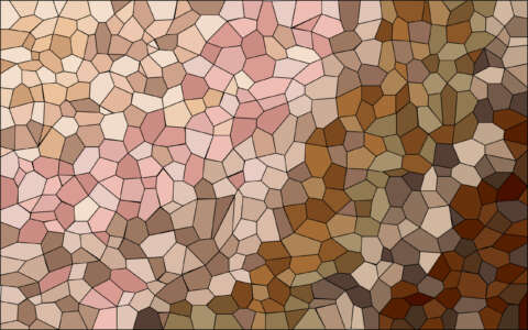 Sonnen-Hauttyp: Ein Hautton Mosaic