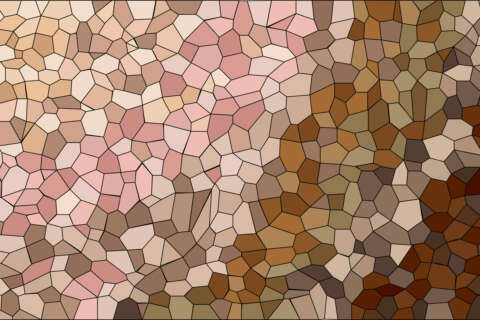 Sonnen-Hauttyp: Ein Hautton Mosaic