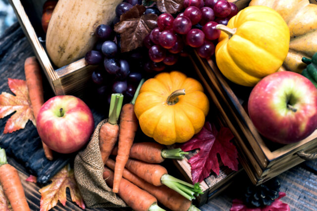 Vitamine f&uuml;r den Herbst: Saisonales frisches Obst und Gem&uuml;se